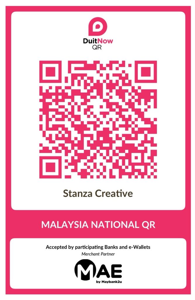 DuitNow QR Stanza Creative, QR bank sedia ada Invi Print